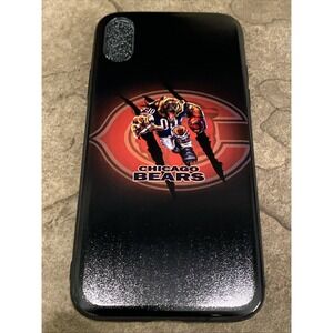 Chicago Bears iPhone X XS Case Black Hard Shell Cover NFL Graphic
